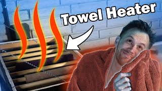 Hot Tub - DIY TOWEL HEATER!