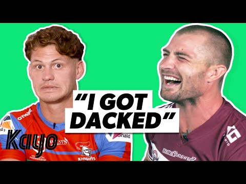 Footy players first embarrassing moment on field  | First Times l NRL | Kayo Sports