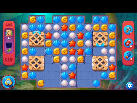 Fishdom Hard Level 9266 (with Double Lightning Booster) @choraelmin