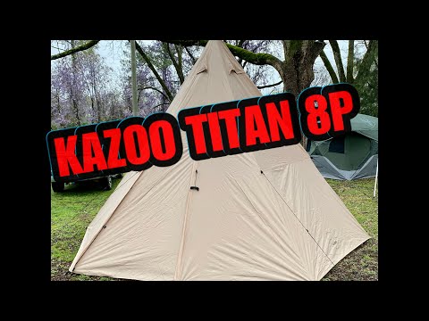 This Tent is HUGE ! - Kazoo Titan 8p