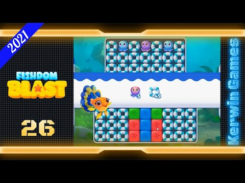 Fishdom Blast Level 26 - No Boosters - 40 moves (2021)