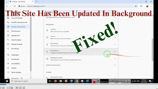 Download the video "How To Fix “This Site Has Been Updated In Background” Google Chrome Web Push Notifications"