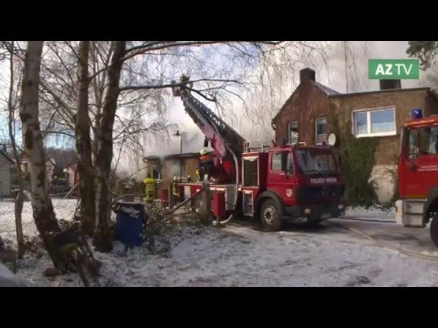 Haus in Schernebeck brennt komplett aus