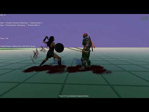 Deathstroke vs Wonder Woman (x1 round). Who will win? Battle 151 in Ultimate Epic Battle Simulator