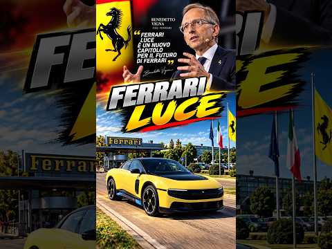 Ferrari Luce: Ecco cosa ha detto Benedetto Vigna