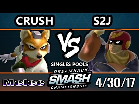 DHA 2017 SSBM - Tempo | S2J (Captain Falcon) Vs. EGTV.Crush (Fox) - Smash Melee