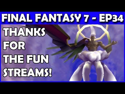 Let's Play Final Fantasy 7 LIVE - This is it! The Final Bosses & The Platinum Trophy! - Part 34