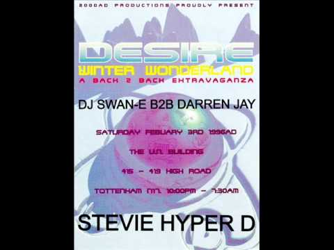 Swan E B2B Darren Jay & Stevie Hyper D @ Desire 3rd Feb 1996