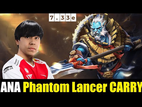 ANA PLAYING Phantom Lancer CARRY 7.33E - DOTA 2 HIGHEST MMR MATCH #dota2  #dota2gameplay