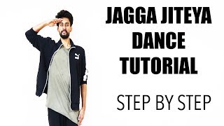 Jagga Jiteya Dance Tutorial | Step by Step | URI