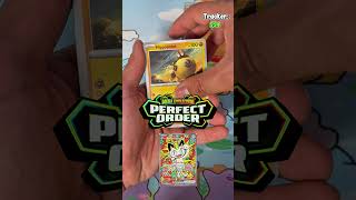 Day 151 of a normal guy opening a pokemon pack everyday, today we got a pack of Perfect Order