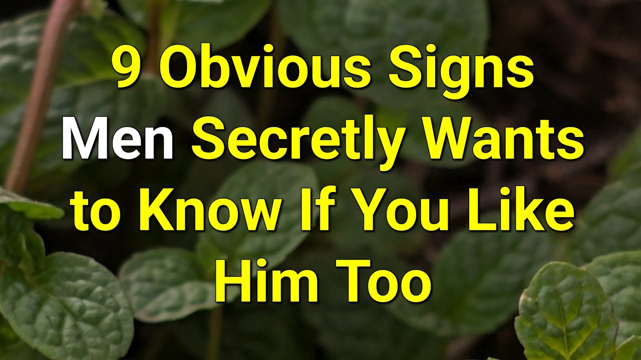 9 Obvious Signs He Secretly Wants to Know If You Like Him Too...|Psychology Amazing Facts