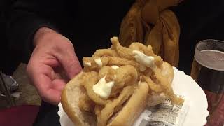 29 - Spain - Madrid - Tapas Tour - Calamari Sandwich