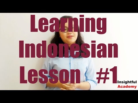 How to speak Indonesian : Lesson 1 Greetings