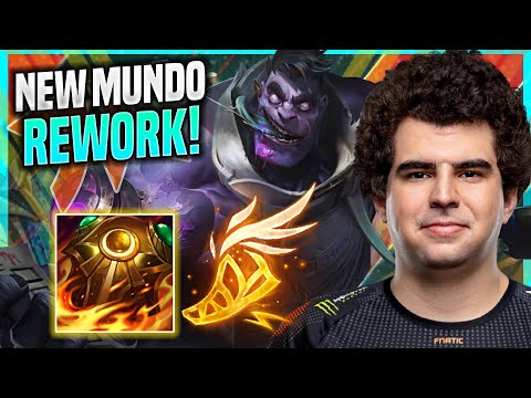 BWIPO TRIES NEW MUNDO REWORK JUNGLE GAMEPLAY! - FNC Bwipo Plays Dr Mundo JUNGLE vs Gwen! |