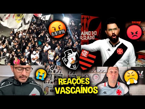 REAÇÕES dos VASCAÍNOS PISTOLAS e TRISTEZA TOTAL - VASCO 1X4 FLAMENGO [REACT BRASILEIRÃO 2023]