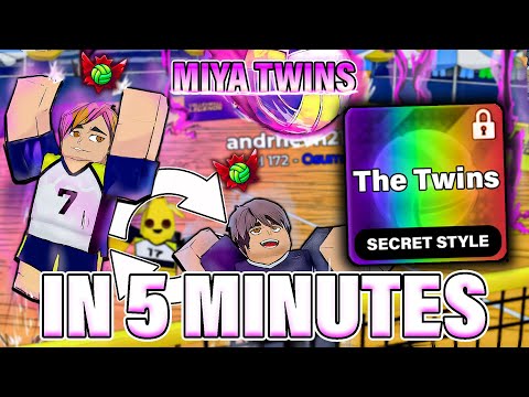 BECOME PRO TWINS In 5 MINUTES (Volleyball Legends)