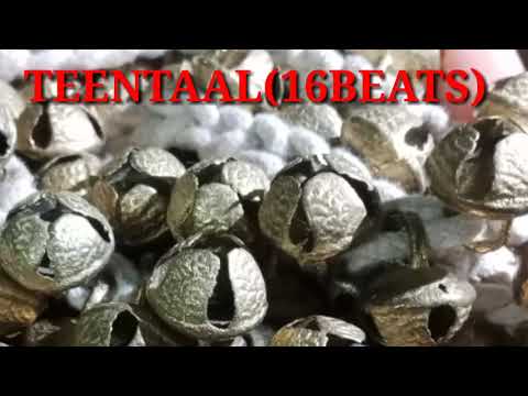 TEENTAAL (16Beats) // FOR PRACTICE // BILAMBIT TEENTAAL // NAGMA TEENTAAL //