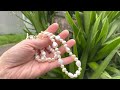 Freshwater Pearl And Gold Bead Necklace