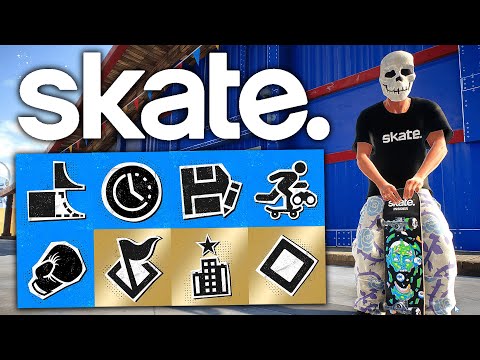 How To Unlock All SECRET Achievements in Skate. (Early Access)