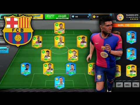 ✅Haciendo la plantilla del FC Barcelona desde 0 en DLS25