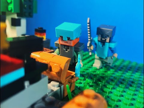 Lego Minecraft Showdown: Epic Skywars Battle