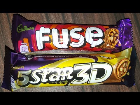 Cadbury FUSE chocolate vs 5 Star 3D Chocolate Review