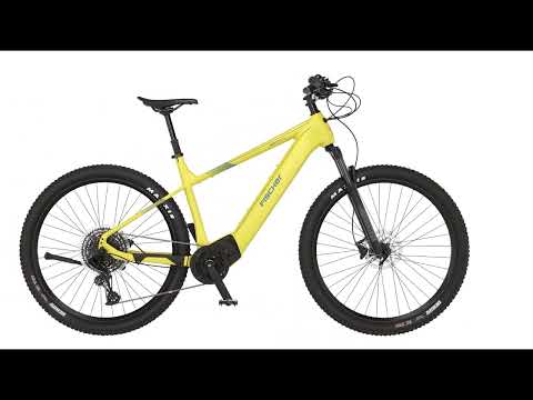 FISCHER E-Mountainbike MONTIS 8.0i, E-Bike MTB gelb, 29 Zoll, RH 43, 46 oder 49 cm, 711 Wh