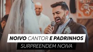 Casamento Alvaro e Patrícia - ALELUIA (Hallelujah) Noivo e Padrinhos supreendem noiva