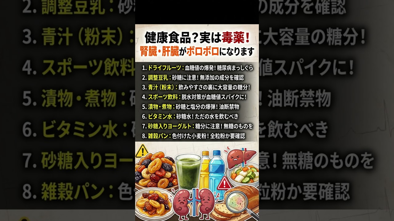 良かれと思って食べてませんか？今すぐやめるべき「偽健康食品」