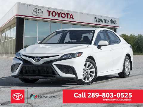 2024 Toyota Camry SE Auto in White for sale at Newmarket Toyota in Newmarket, ON