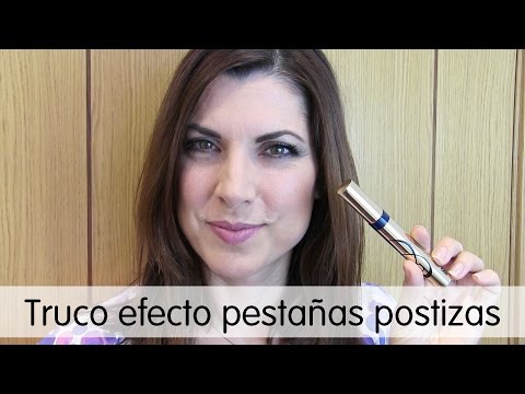 Truco pestañas más largas, efecto pestañas postizas