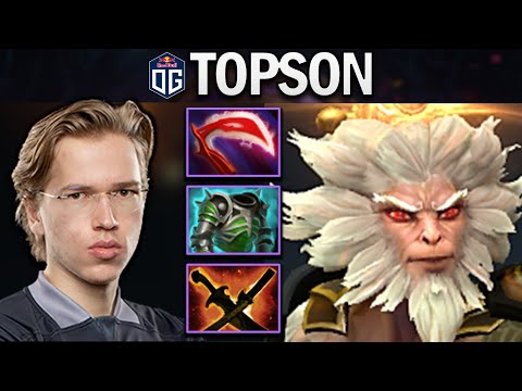 OG.TOPSON MONKEY KING WITH 21 KILLS - DOTA 2 7.28 GAMEPLAY