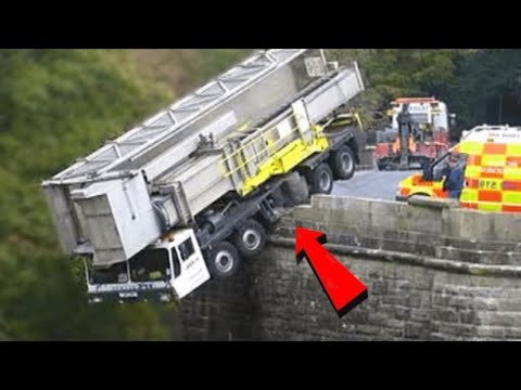 20 Dangerous Truck & Bus Driving Roads In The World - Crazy Driving Muddy Road, Climbing Steep Hill
