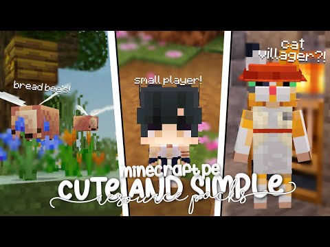 kuroxi - Cute & Simple Resource Packs for Minecraft PE | 1.20+ : Soft Camels, Small player, Cat villagers!