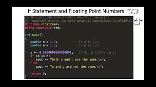 42 - How to compare floating point numbers in c++