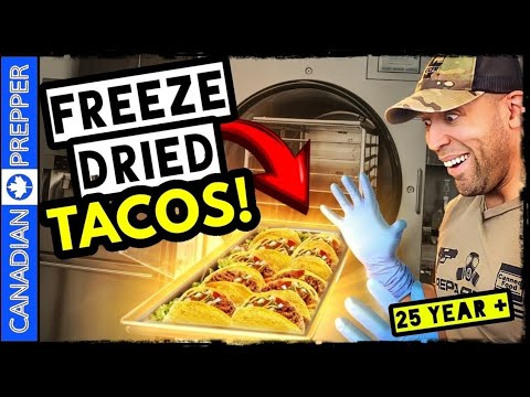 Freeze Dried Tacos! 30 Year Shelf Life! How to Guide! Harvest Right Freeze Dryer