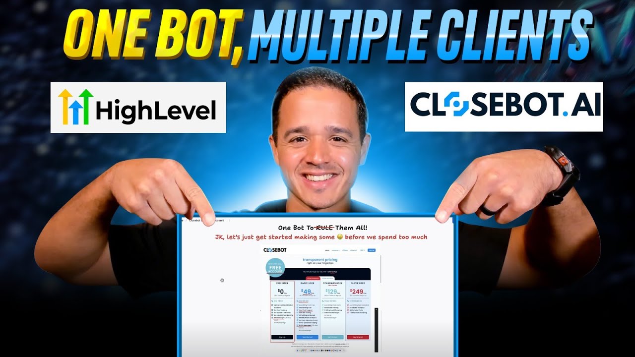 Hack CloseBot's Free Tier To Get Your First 1-3 AI Chatbot Clients | GoHighLevel Snapshot Included