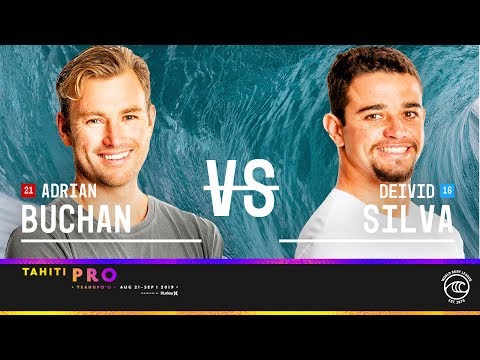 Adrian Buchan vs. Deivid Silva - Round of 32, Heat 2 - Tahiti Pro Teahupo'o 2019