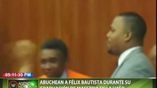 Abuchean a Félix Bautista durante su graduación de maestría en la UASD