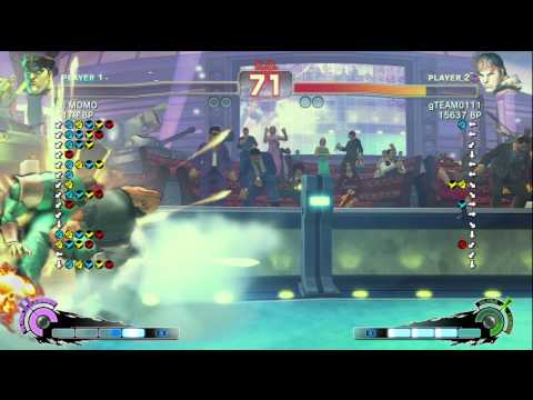 gTEAM0111 [Ryu] vs AOI MOMO [Bison] SSF4 Japanese Online Ranked Matches - TRUE-HD