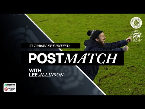 POST MATCH REACTION | Lee Allinson | Ebbsfleet United 2 - 2 Hemel Hempstead | National League South