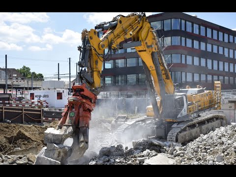 A-Rex M9300 - Aregger AG - concrete foundation crushing