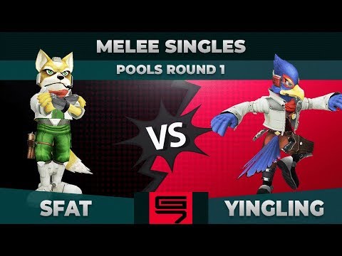 SFAT vs Yingling - Melee Singles: Pools R1 Winners Semifinals - Genesis 7 | Fox vs Falco