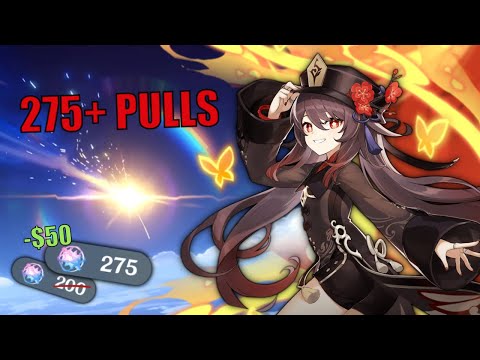 I Spent 275+ Wishes for Hu Tao... | Genshin Impact Summons
