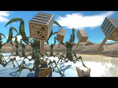 animal revolt battle simulator - 15 Ghor hammer's vs 15 Giant Praying Mantis