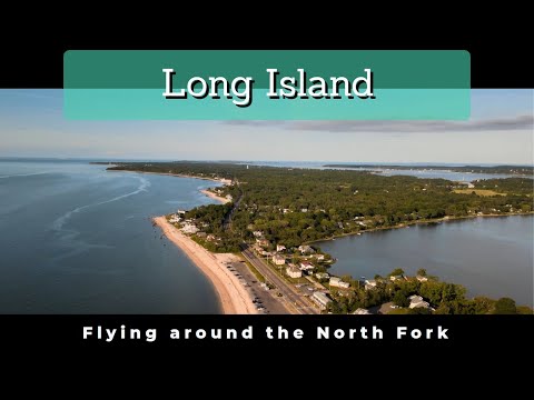The North Fork of Long Island, an Aerial view. June 2021.