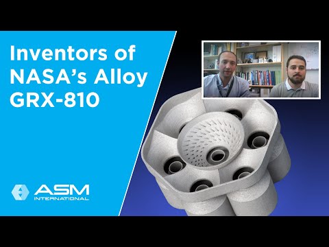 Inventors of NASA’s Alloy GRX-810