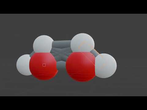 Molecular Dynamics Visualization in Blender