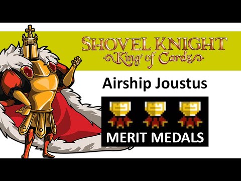 Shovel Knight King of Cards | Airship Joustus Merit Badges